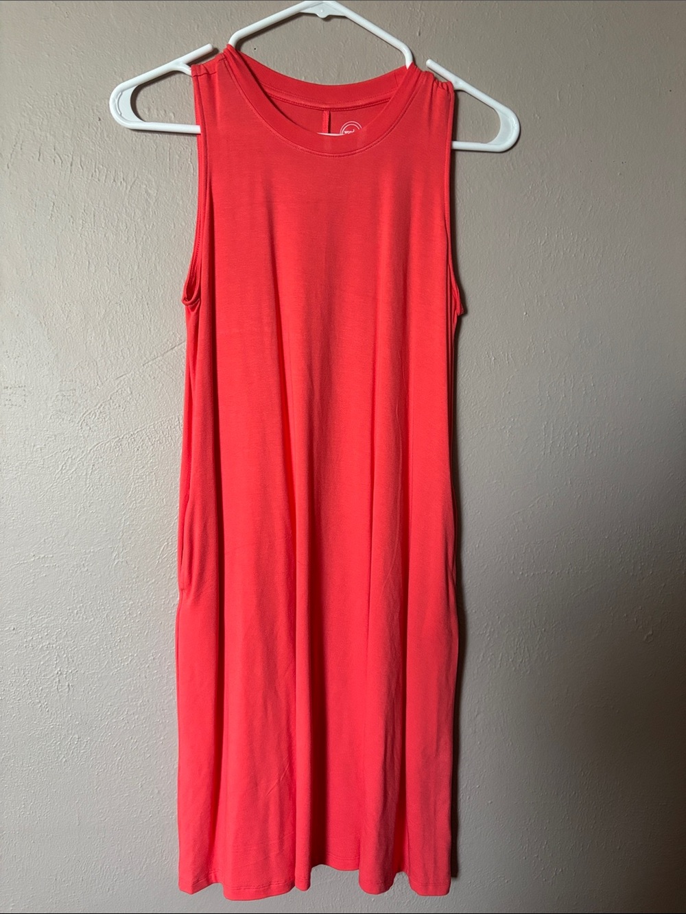 wonder nation Coral Sleeveless Midi Dress